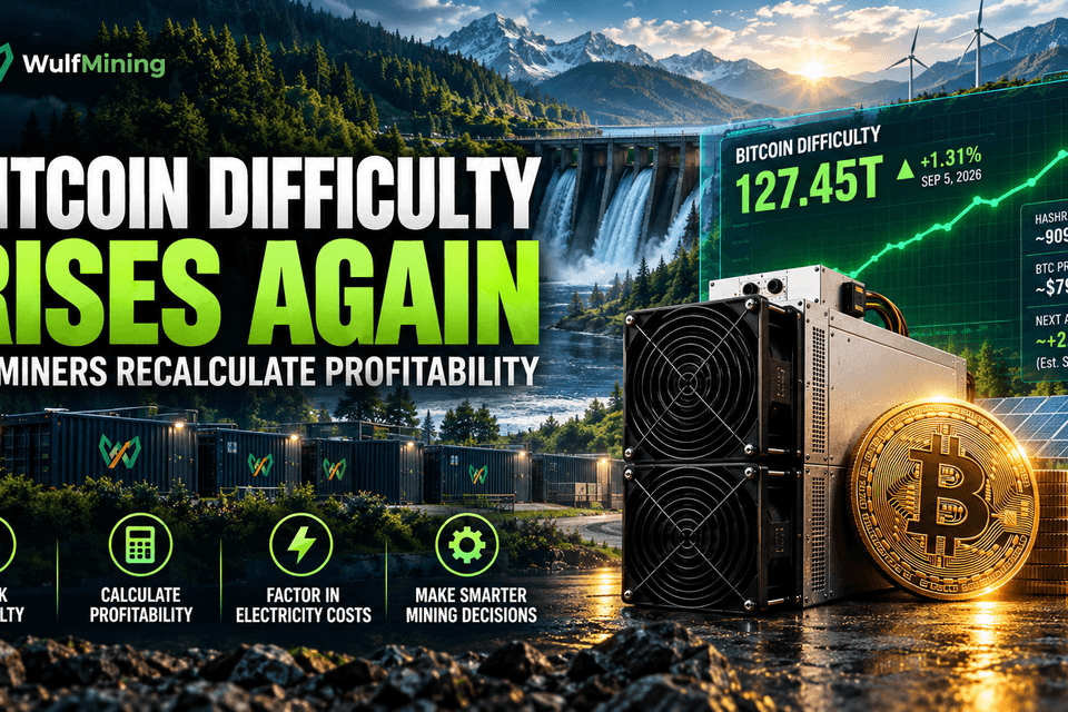 BITCOIN DIFFICULTY RISES AGAIN