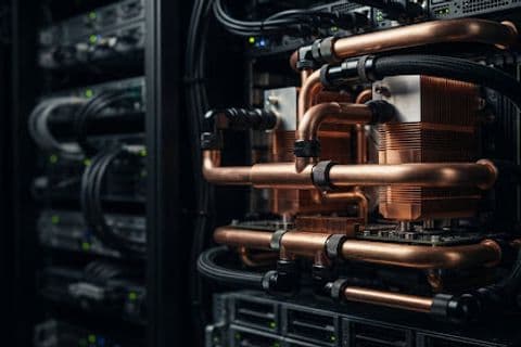 Industrial computing systems inside an AURUM MINING facility